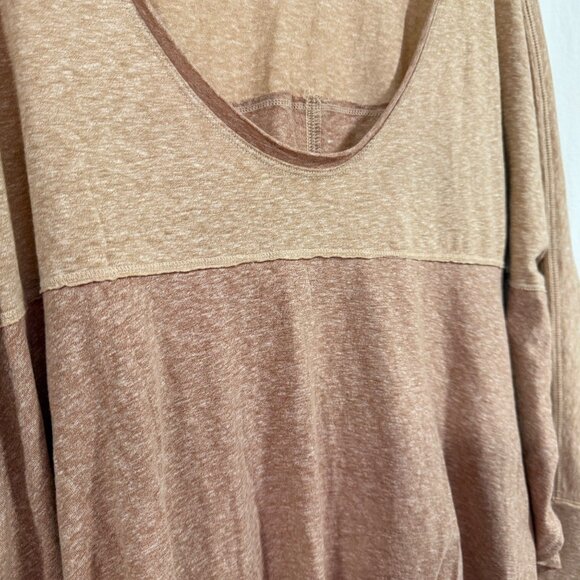 Free People‎ We the Free Cloud Nine Two Tone Long Sleeve Blouse Size XS - Picture 2 of 7